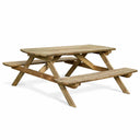 Tavolo da picnic in legno di pino 72x172x159 cm nortene