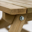 Tavolo da picnic in legno di pino 72x172x159 cm nortene