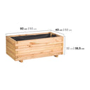 Jardinera de madera Dora Nortene