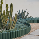 Pack 5 bordos tronco clickborder lop 40x20cm verde nortene