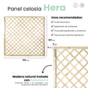 Panel de celosia 180 x 180 cm nortene