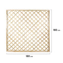 Panel de celosia 180 x 180 cm nortene