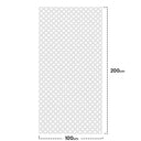 Celosía fija pvc blanca 18 mm nortene