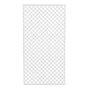 Celosía fija pvc 48 mm 1x2 m nortene