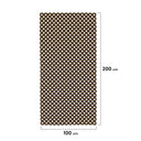 Celosía fija pvc marrón 18 mm