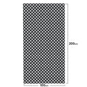 Celosía fija pvc antracita 18 mm nortene