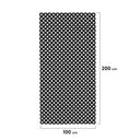 Celosía fija pvc antracita 18 mm nortene