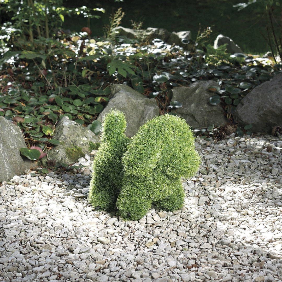 Figura decorativa bobby 23x33x35 cm verde nortene