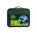 Toldo vela permeable triangular 3x3x3 m verde nortene