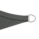 Permeable Square Sail Awning 3.6x3.6 m Grey Nortene
