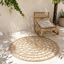 Tapis rond en sparte, Tripoli, 100 cm, d&l