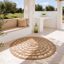 Tapis rond en sparte Tripoli 120 cm d&l