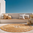 ALFOMBRA REDONDA ESPARTO TÚNEZ 120 CM D&L