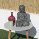 Figura jardín buda leo 29x25.5x41 cm nortene