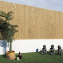 Buddha kyo 44 cm | estatua de meditación para jardín en acabado piedra y dorado | deco and lemon