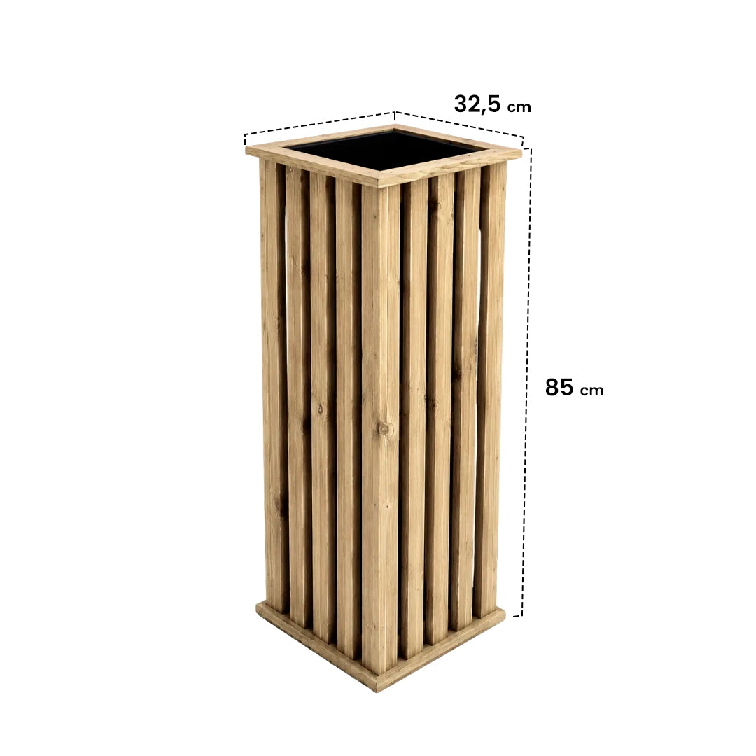 Fioriera verticale talia planter 32,5x32,5x85 cm nortene