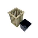Jardinera vertical talia planter 32,5x32,5x85 cm nortene