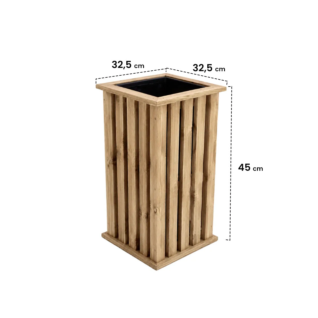 Jardinera vertical talia planter 32,5x32,5x45 cm nortene