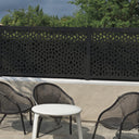 Panel decorativo mosaic remake negro 1x2 m nortene