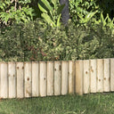 Bordo de madera fijo Geo Border Ø7 cm Nortene