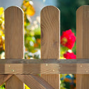 Puerta valla madera de pino tratada