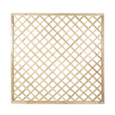 Panel de celosía de madera de pino 180x180 cm, resistente y decorativo, ideal para separar ambientes y aportar privacidad en jardines y terrazas.