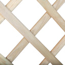 Panel de celosía de madera de pino 180x180 cm, resistente y decorativo, ideal para separar ambientes y aportar privacidad en jardines y terrazas.