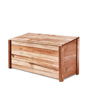 Baúl TRUNKBOX de madera tratada para jardín, resistente a la humedad y rayos solares, medidas 100x50x60 cm.