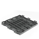 Pack 9 Baldosas Ecológicas ClickFloor Pizarra 30x30 cm, fácil montaje, resistentes a UV y clima, sistema de click para ensamblaje.