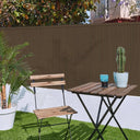 PANNEAU DE PROTECTION SIMPLE FACE EN PVC 30 MM MARRON ELEGANCE