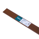 PERFIL REMATE U CAÑIZO PVC 1.5M MARRON