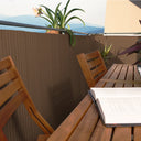 Cañizo pvc elegance recycane doble cara 30 mm marrón