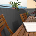 Cañizo pvc elegance recycane doble cara 30 mm antracita