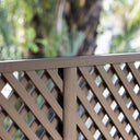 PERFIL REMATE PLASTICO U 2.12 M. MARRON