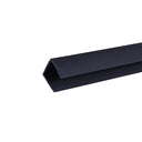 PERFIL REMATE PLASTICO U 2.12 M. NEGRO