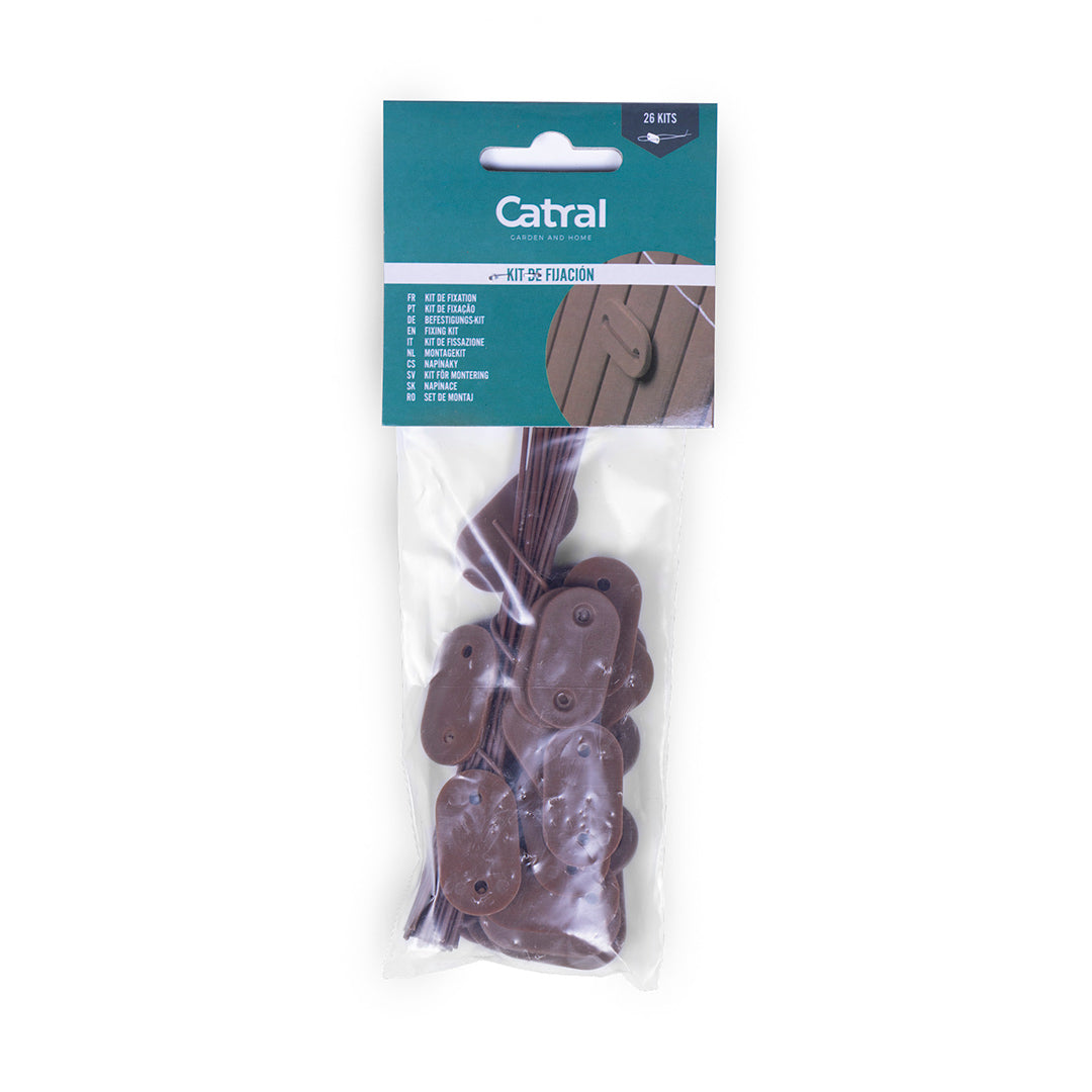 KIT FIJACION MARRON
