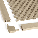 Pack instalación Celosía LOP + 3 Perfiles + kit escuadras MARFIL