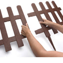 PACK 5 MINI VALLAS CLICKFENCE LOP 40X40CM MARRON