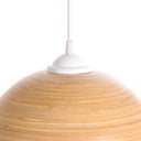 LAMPE SUSPENDUE EN BAMBOU NATUREL HOANG 30X18 CM