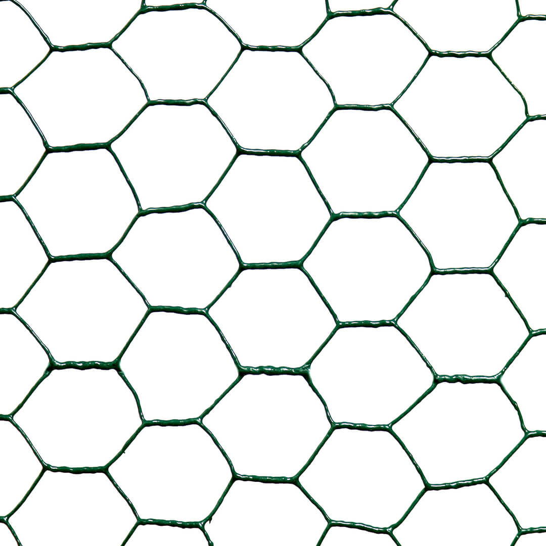 MALLA HEXAGONAL GALV. PLAST. CUAD. 13mm