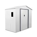 Caseta metalica corcega blanca high door 2,13x2.05x1.27 m nortene