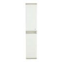 Taquilla 2 estantes beige 176x41x35 cm