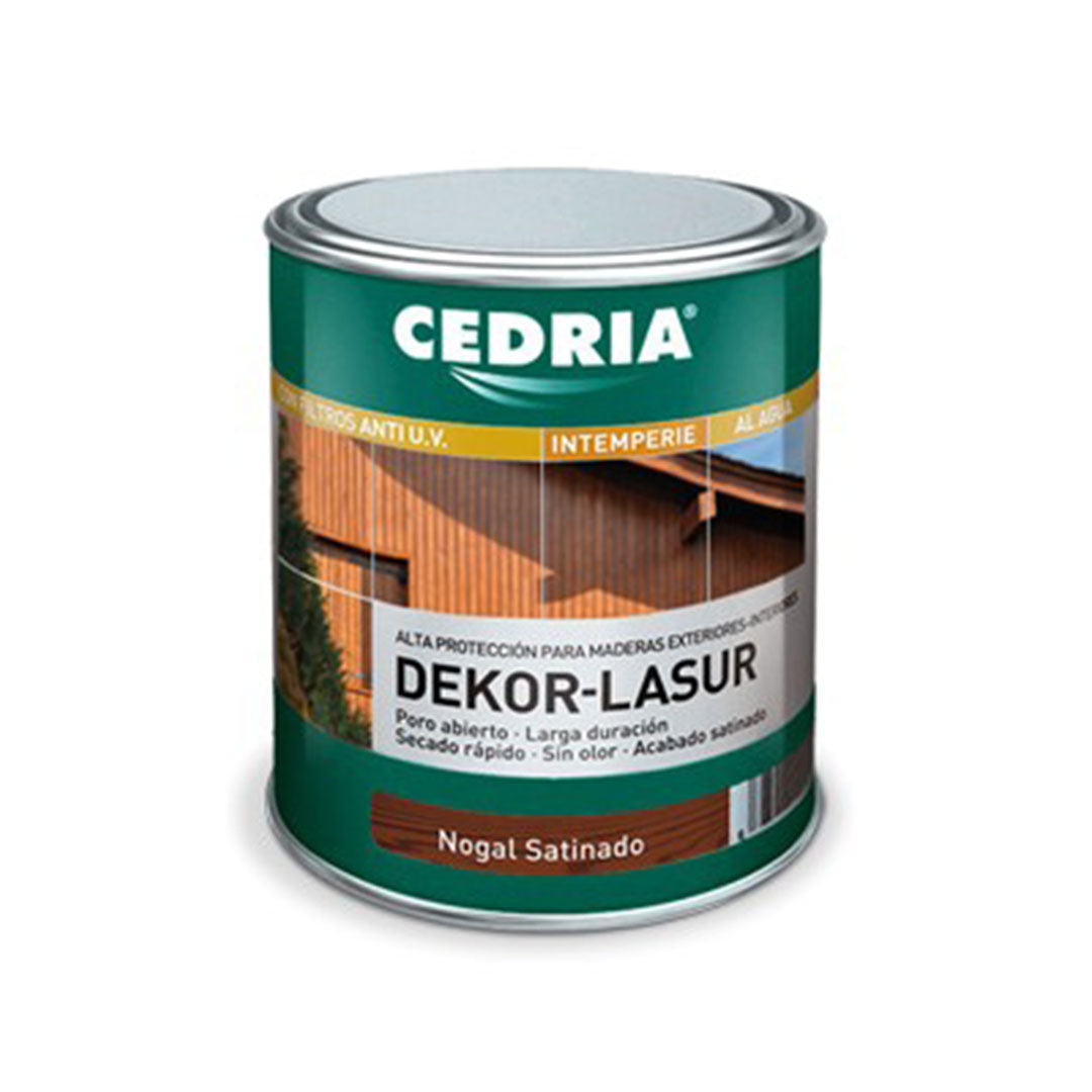  LASUR PROTECCION MADERA AL AGUA CEDRIA DEKOR SATINADO 4L