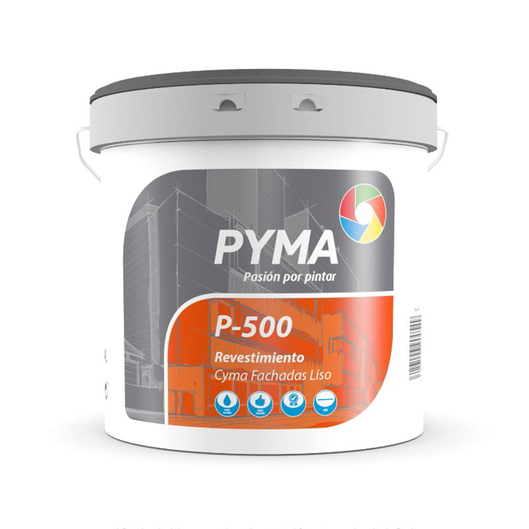 PINTURA PARA FACHADAS LISAS BLANCA P-500