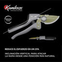 TIJERA DE PODA 1 MANO KAMIKAZE KM1-M FORCE