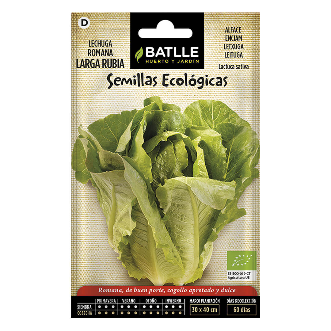 LECHUGA ROM. LARGA RUBIA  ECO