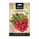 Semilla ecologica rabanito redondo rojo saxa