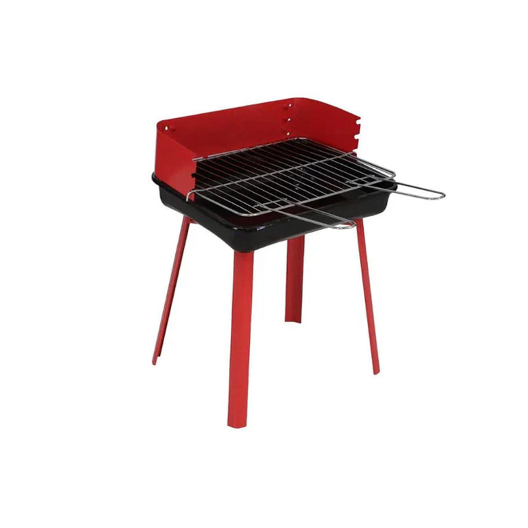 Barbacoa parrilla rojo 35x28x44 cm