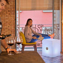 CUBO LED LUMINOSO CON ALTAVOZ CUBY 53 43X43X53 CM