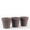 MACETERO REDONDO POLIETILENO MAGNOLIA 45 Ø45X43 CM TOPO